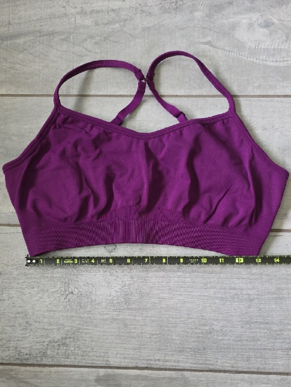 Athleta - Magenta Seamless Stretch Bralette - Women's Sports Bra - Picture 6 of 9